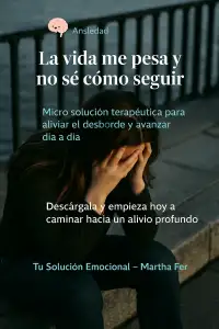 La vida me pesa y no sé cómo seguir