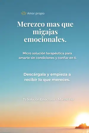 Merezco más que migajas emocionales