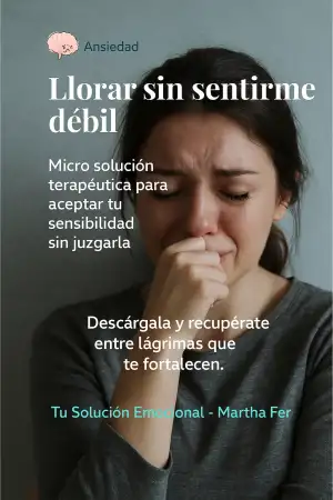 Crying without feeling weak